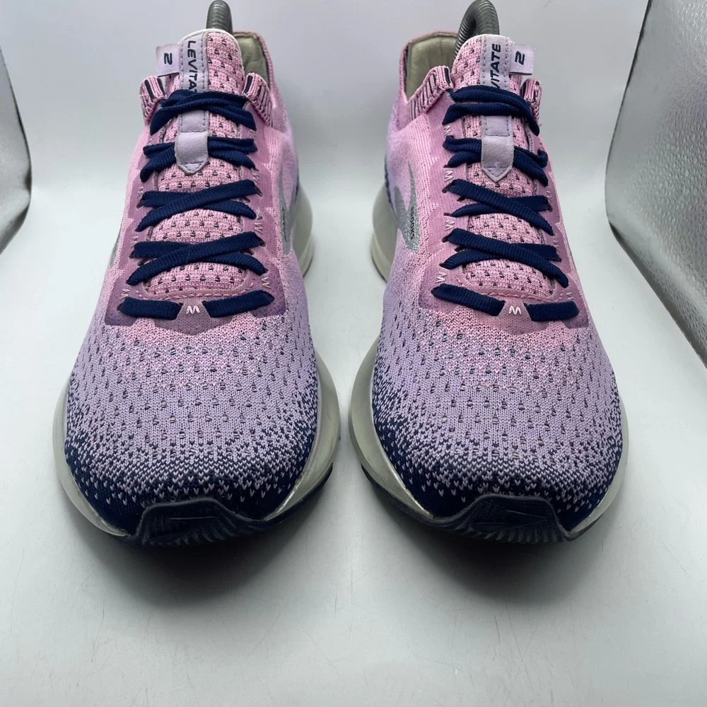 Brooks Women's Pink and Navy Athletic Running Shoes